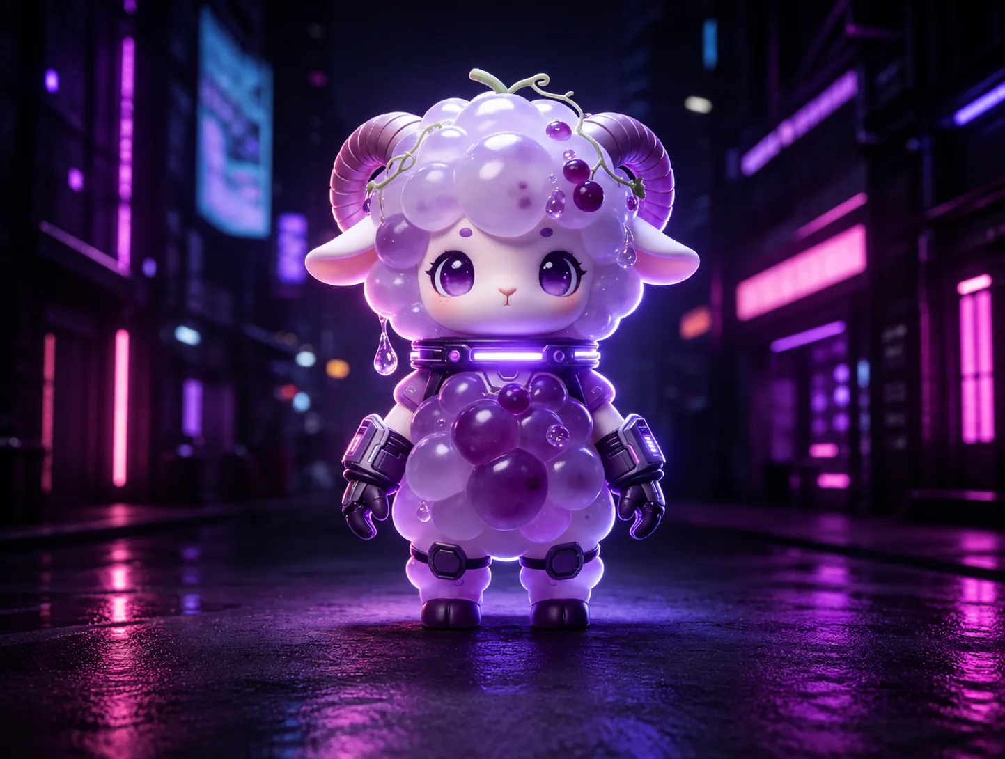霓光绵羊赛博 IP